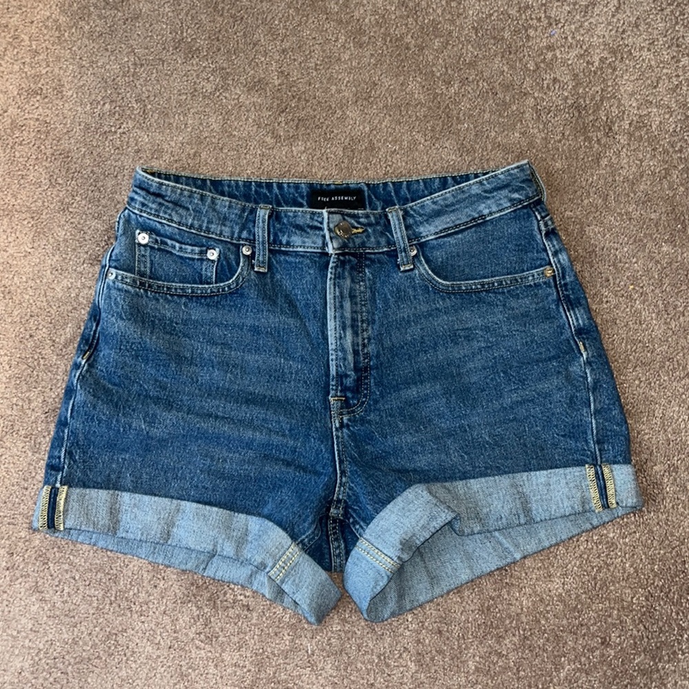 Blue Denim Jean Shorts